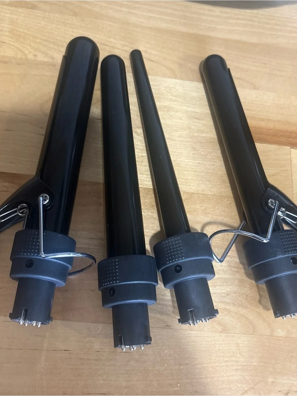 Xtava Interchangeable Curling Wand Set - Black